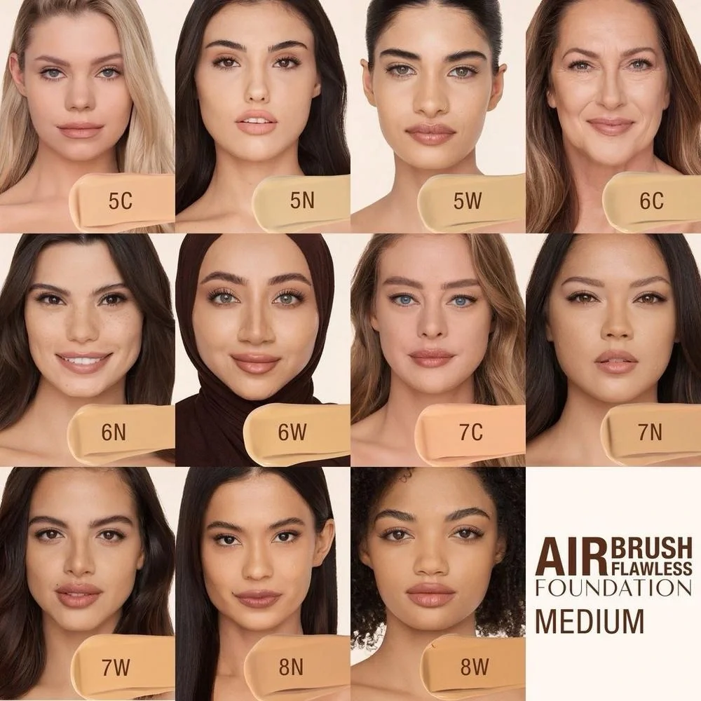 NWT Charlotte Tilbury Airbrush Flawless Foundation - 6 Warm/Chaud